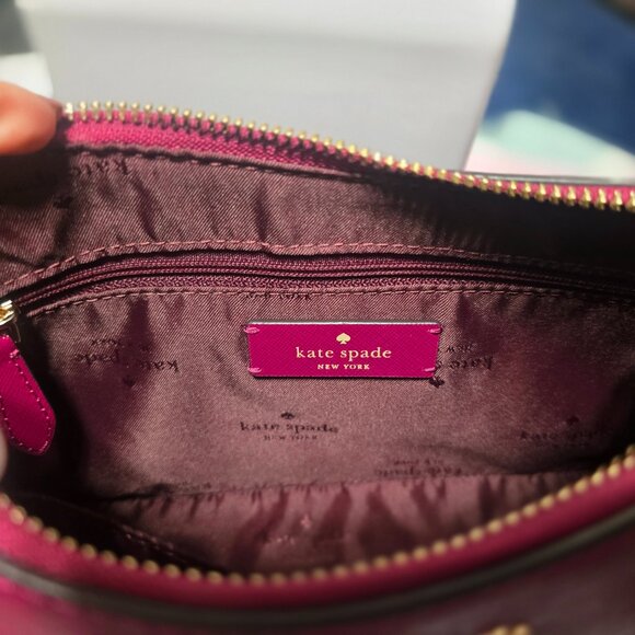 Kate Spade New York Madison Faux Pearl Medium Convertible Crossbody bag. - Picture 8 of 10